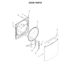 Maytag 7MMHW6621HC1 door parts diagram