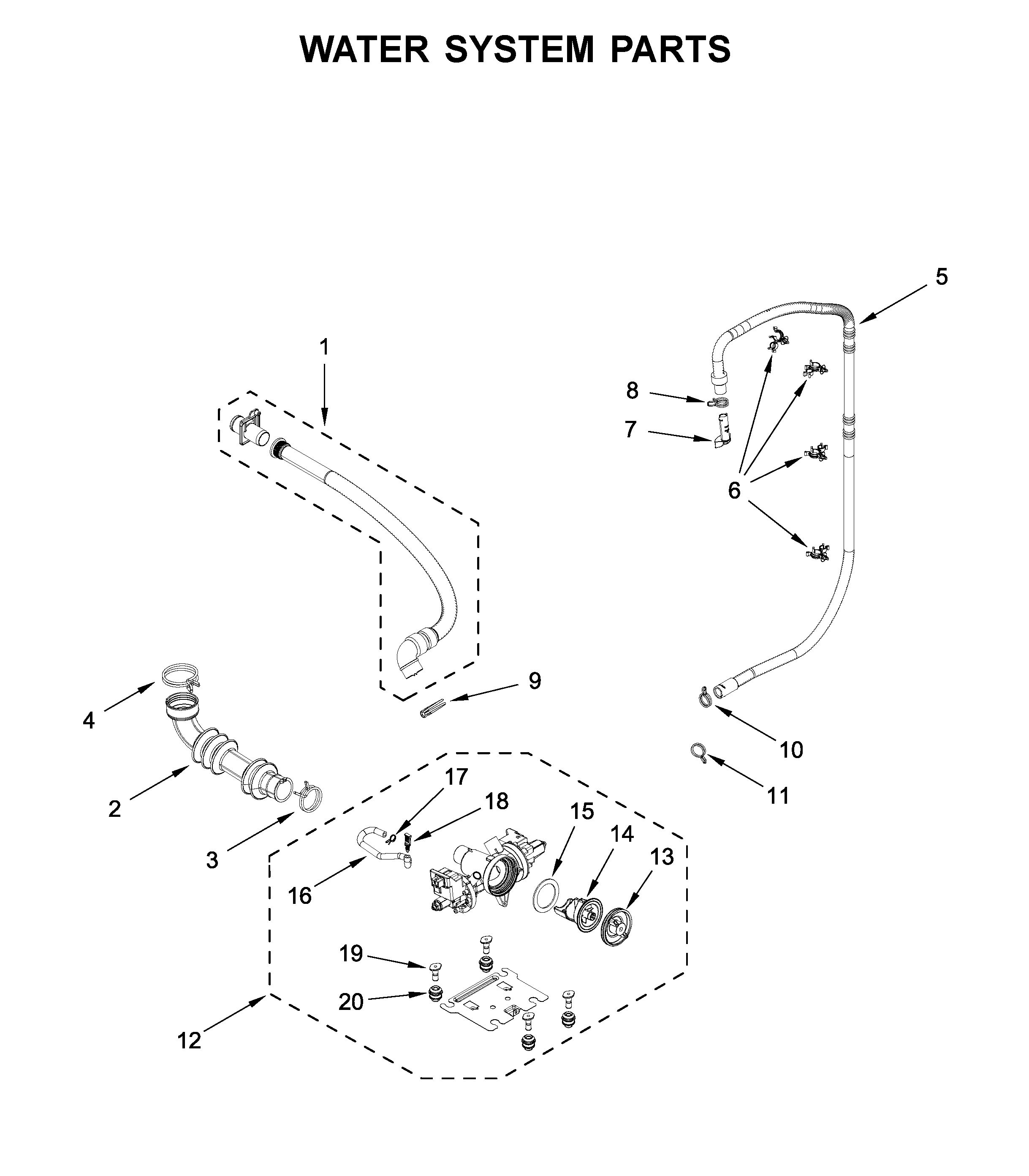 Water system parts