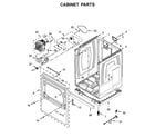 Maytag YMED7230HC1 cabinet parts diagram