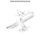 Maytag YMED7230HC1 dryer heating parts-electric diagram