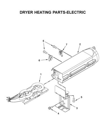 Dryer heating parts-electric