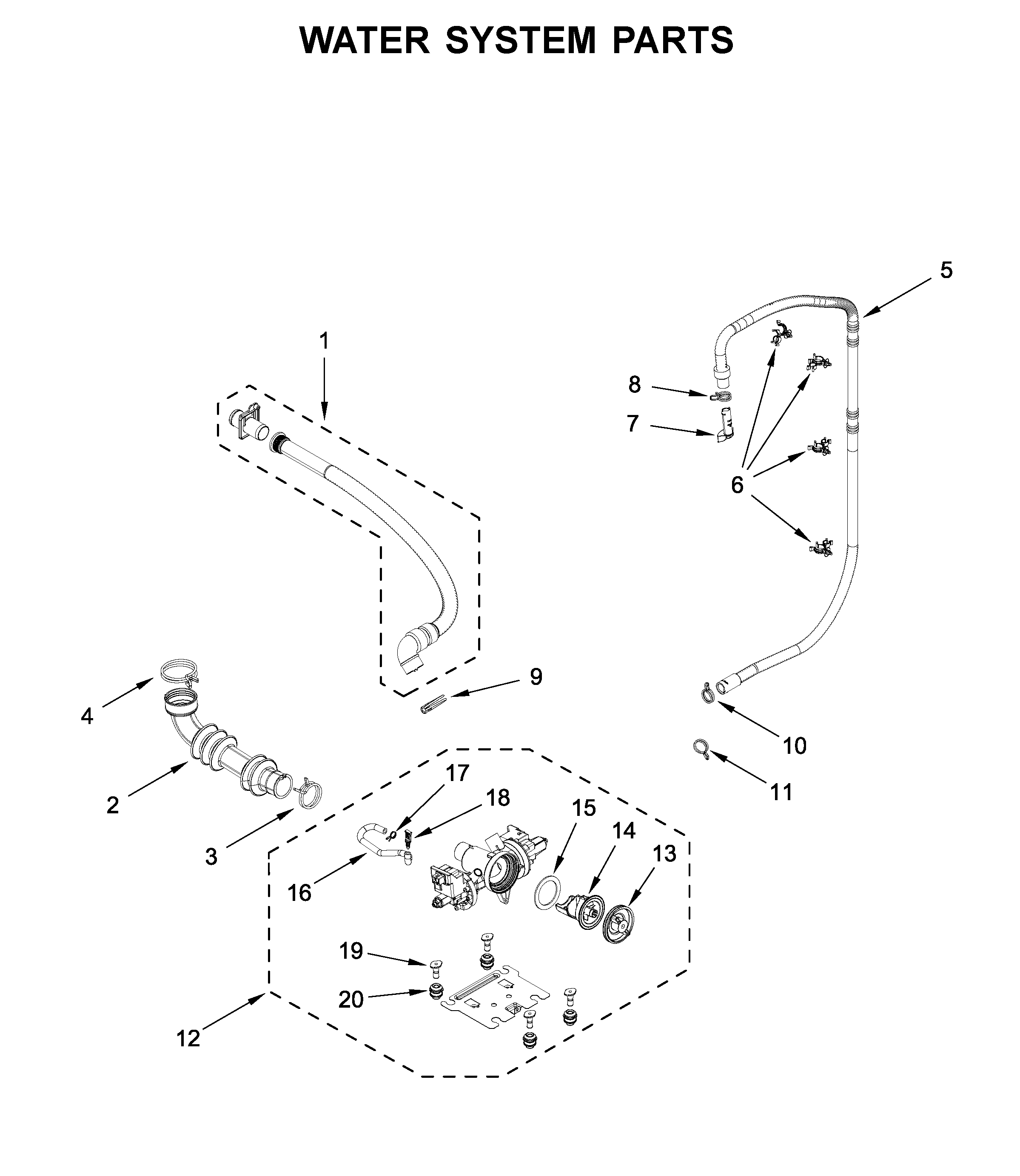 Water system parts
