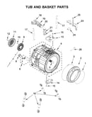 Tub and basket parts