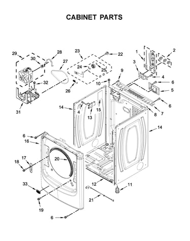 Cabinet parts