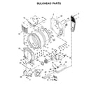 Maytag MED6630HW2 bulkhead parts diagram