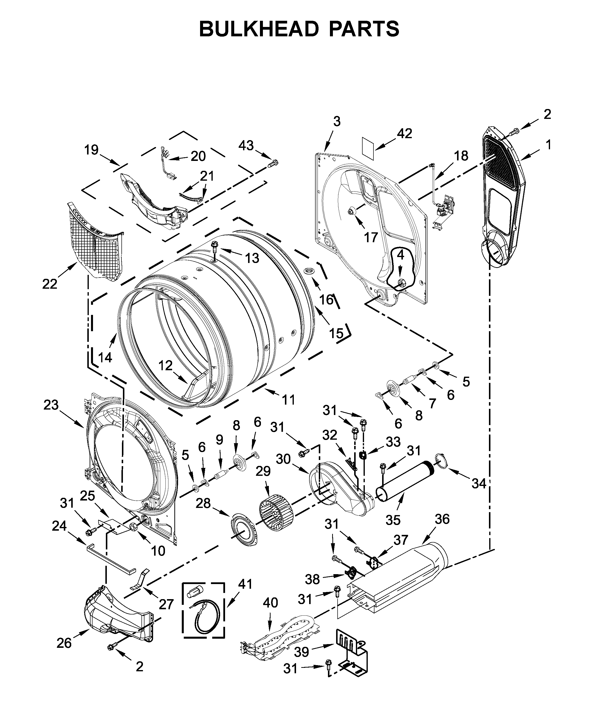 Bulkhead parts