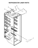 Refrigerator liner parts