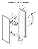Refrigerator door parts