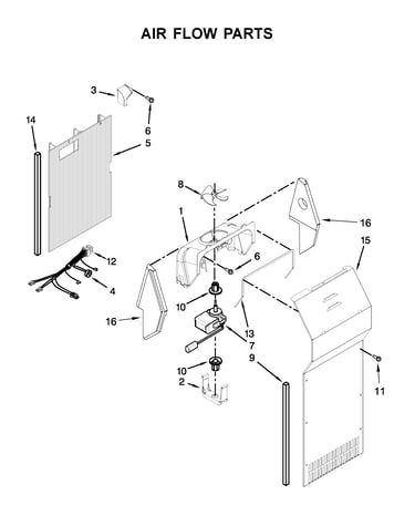 Air flow parts