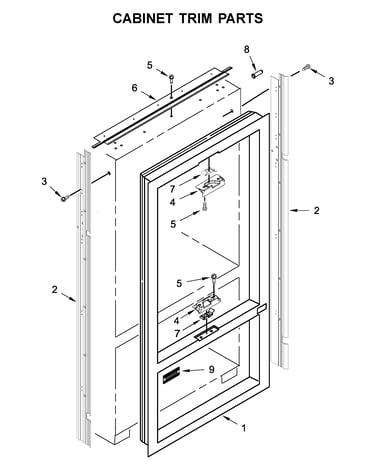 Cabinet trim parts