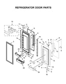 Refrigerator door parts