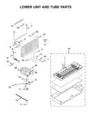 Lower unit and tube parts