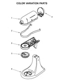 Color variation parts