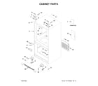Whirlpool WRF532SNHW01 cabinet parts diagram