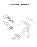 Refrigerator liner parts