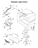 Freezer liner parts