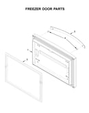 Freezer door parts
