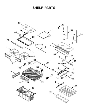 Shelf parts