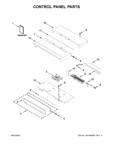 Control panel parts