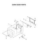 Oven door parts