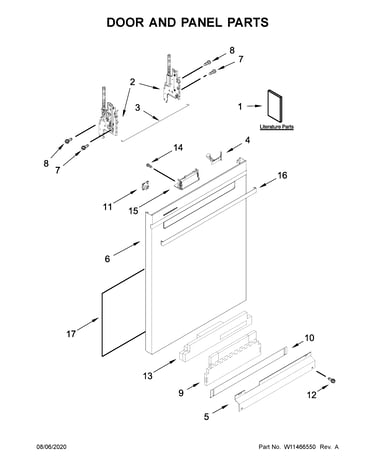Door and panel parts