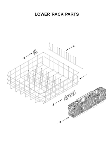 Lower rack parts