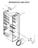 Refrigerator liner parts