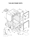 Tub and frame parts