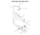 Whirlpool WDT750SAKV0 upper wash and rinse parts diagram