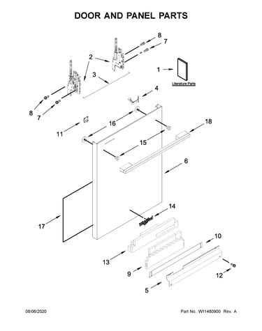 Door and panel parts