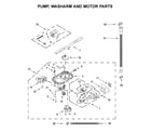 Whirlpool WDTA80SAKZ0 pump, washarm and motor parts diagram