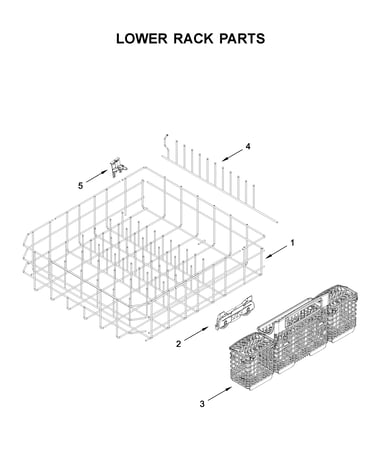 Lower rack parts