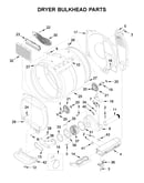 Dryer bulkhead parts