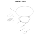 Whirlpool YWML75011HW9 turntable parts diagram