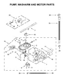 Pump, washarm and motor parts