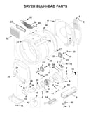 Dryer bulkhead parts