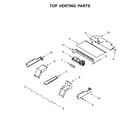 Whirlpool WOS11EM4EB02 top venting parts diagram