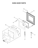 Oven door parts