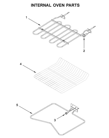 Internal oven parts