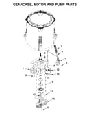 Gearcase, motor and pump parts