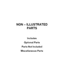 Optional parts (not included)