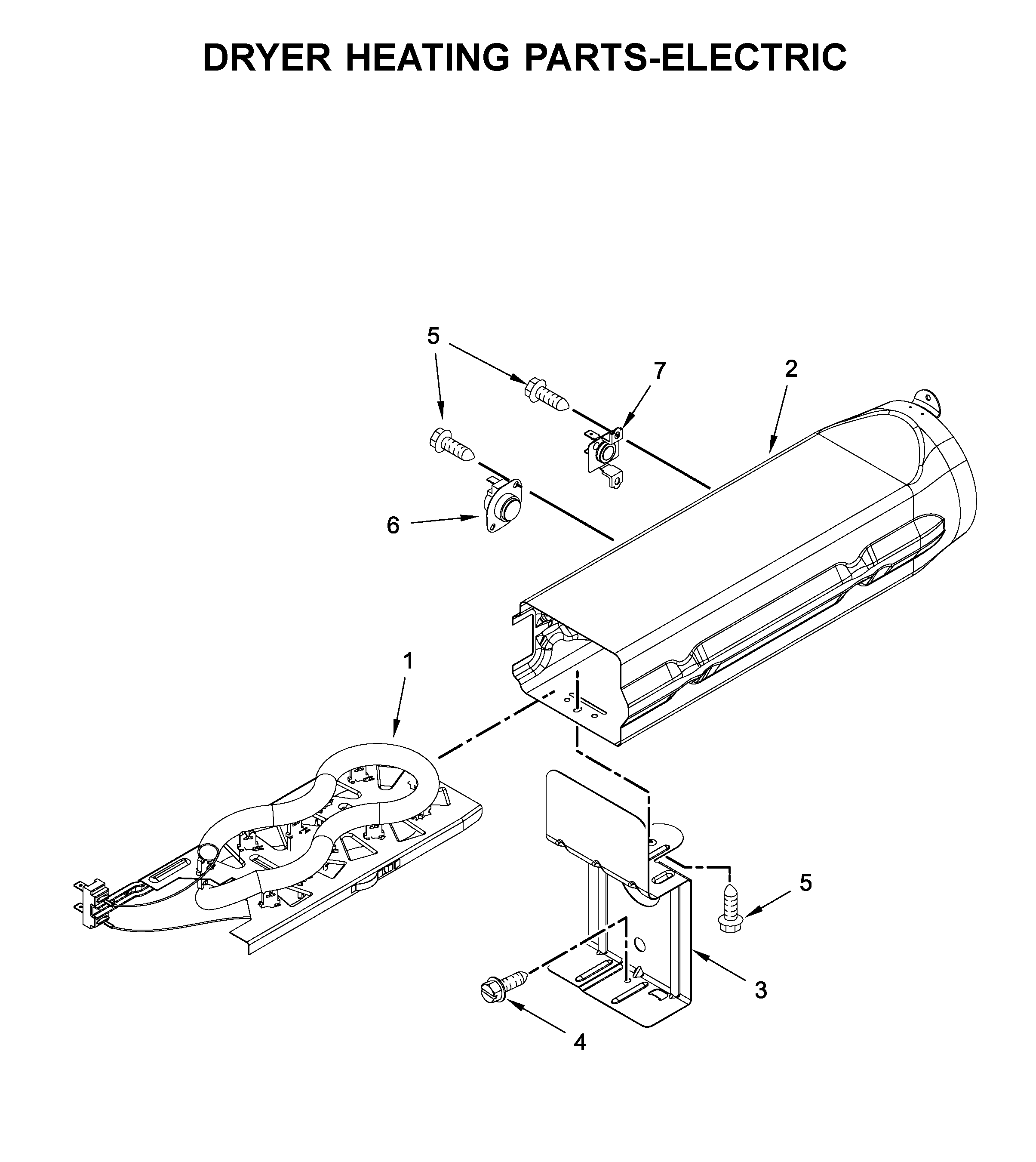 Dryer heating parts-electric