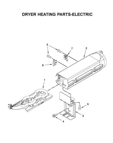 Dryer heating parts-electric