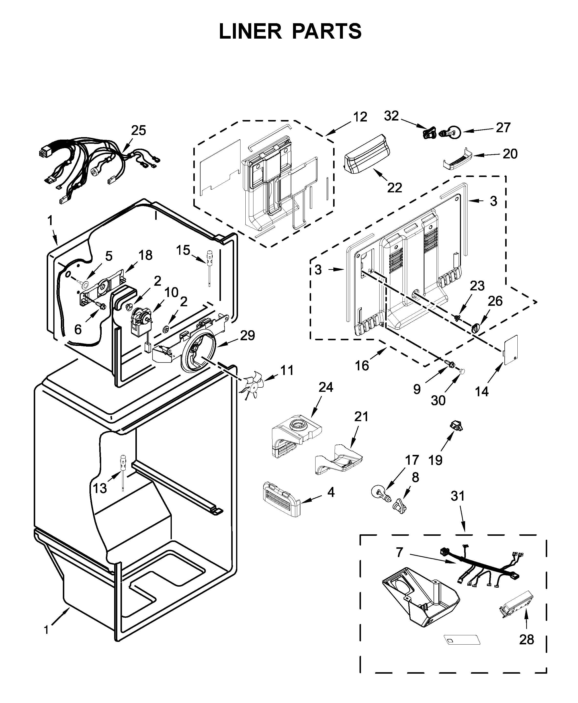 Liner parts