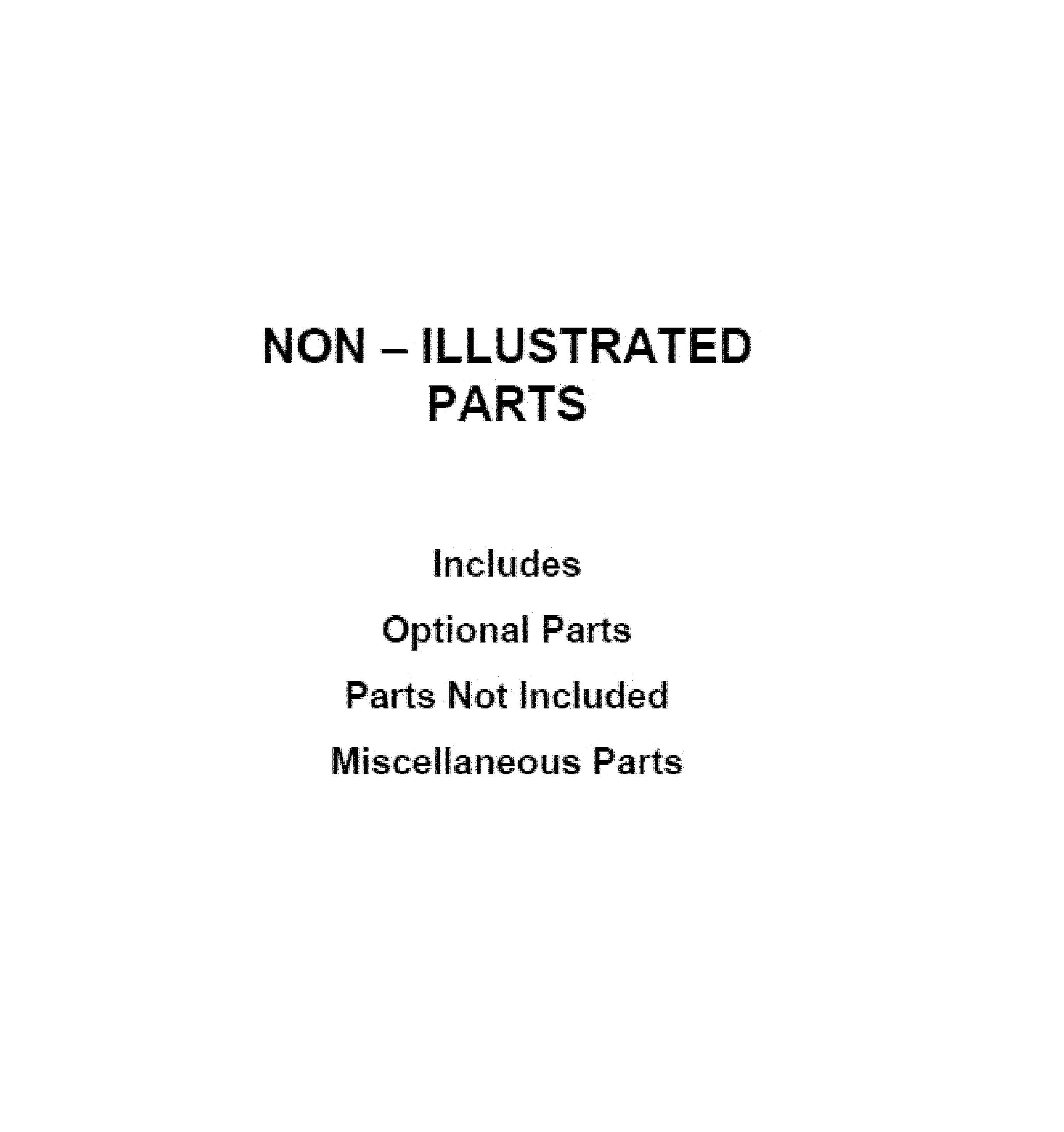 OPTIONAL PARTS