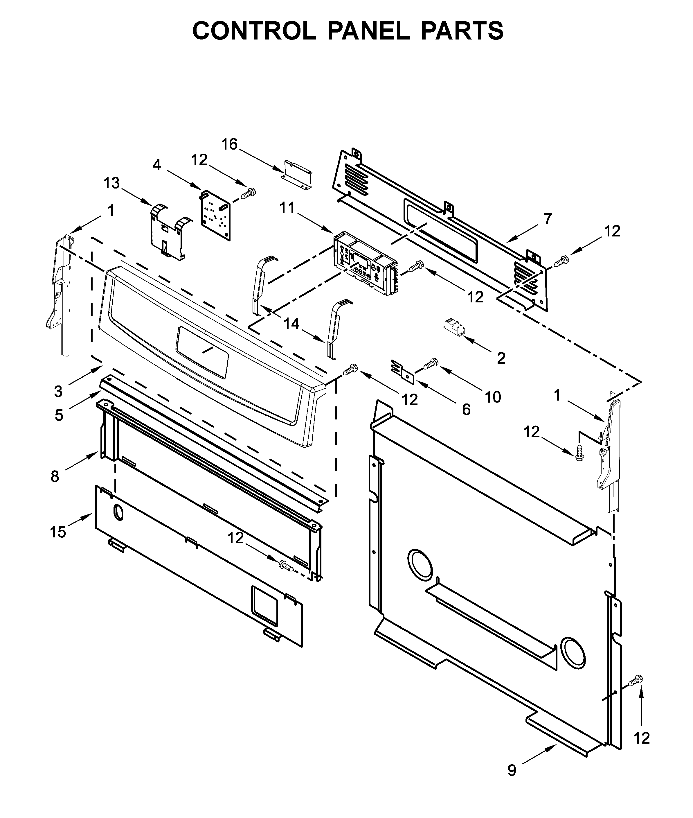 CONTROL PANEL PARTS