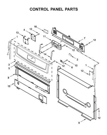 Control panel parts