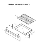 Drawer and broiler parts