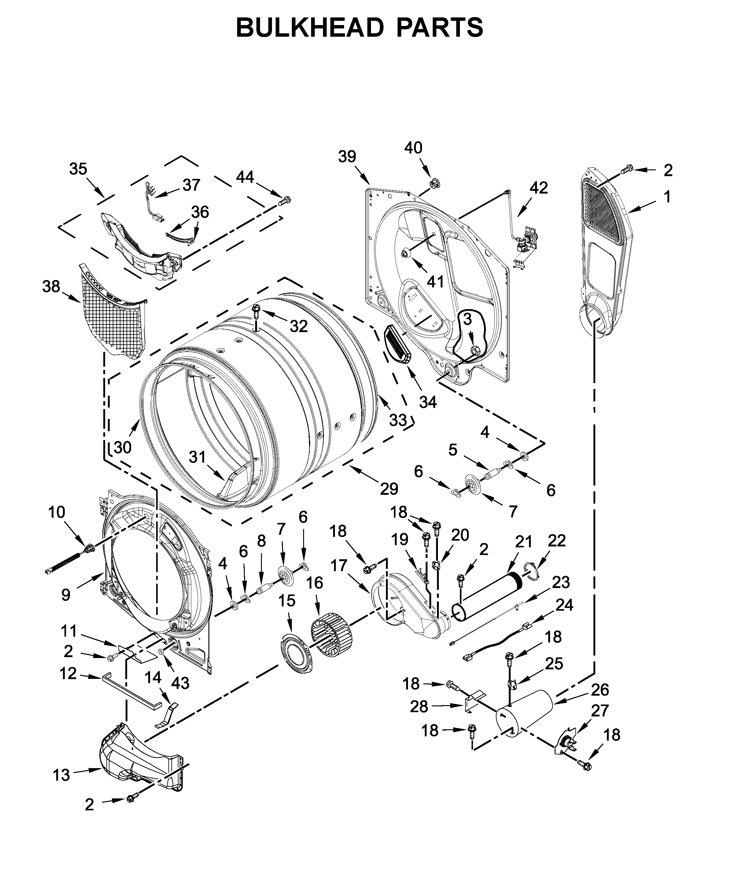 Bulkhead parts