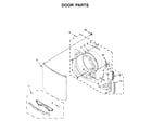 Maytag MGD8630HC2 door parts diagram